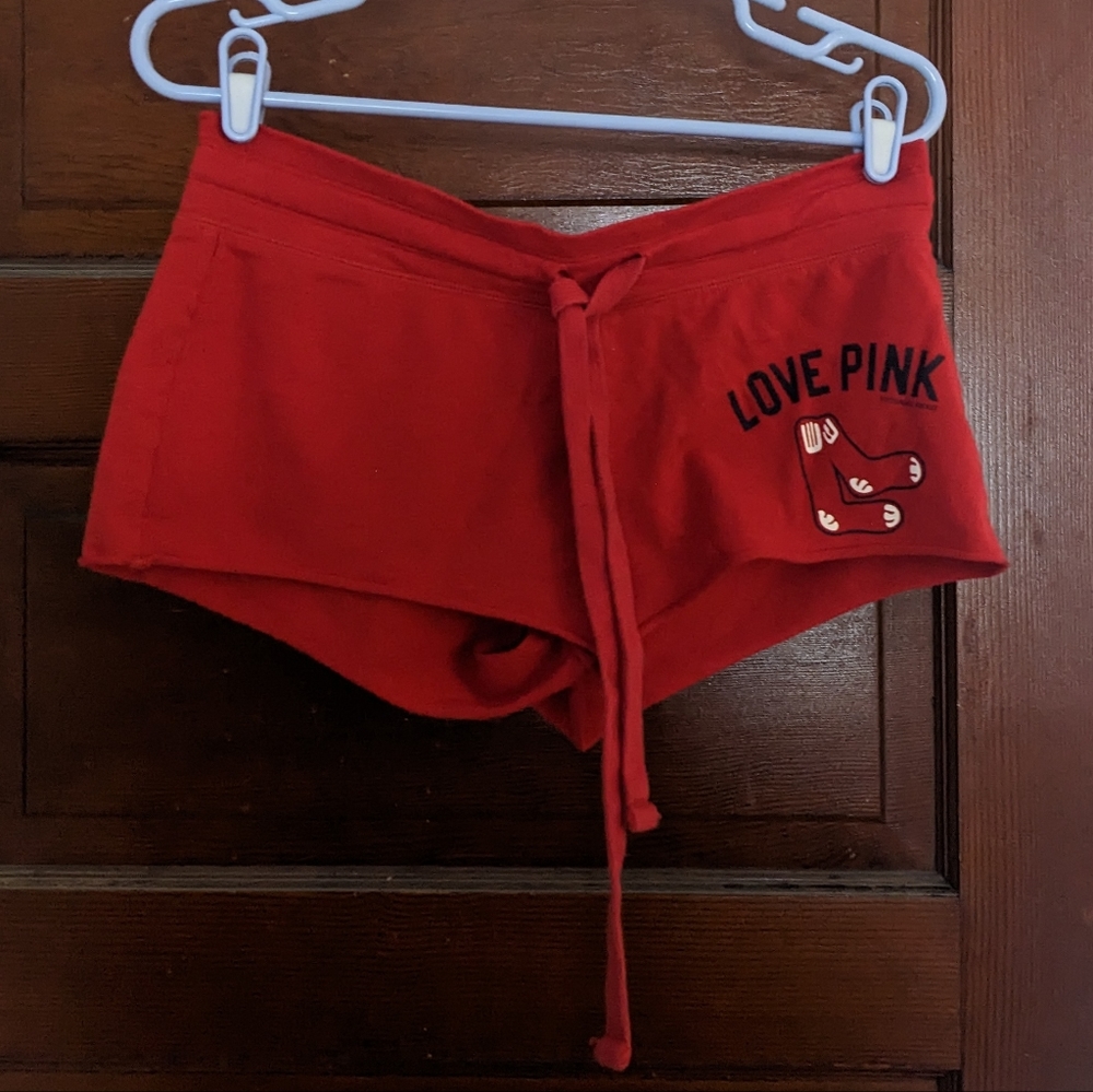 PINK Red Sox Shorts, size s